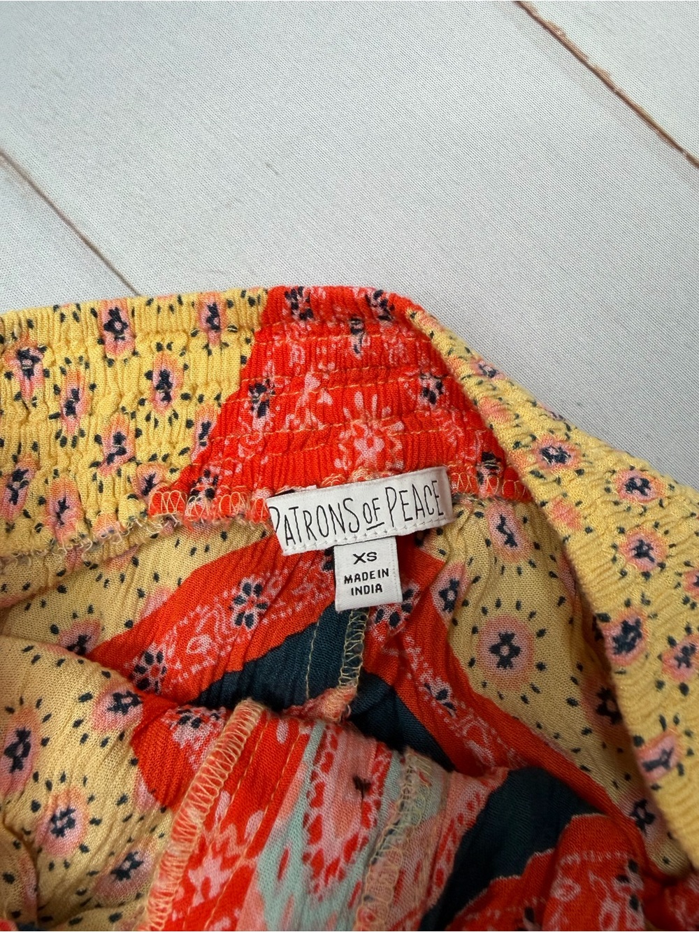 Patrons of Peace Boho Print Small Multicolor Shorts Size XS - Picture 6 of 9